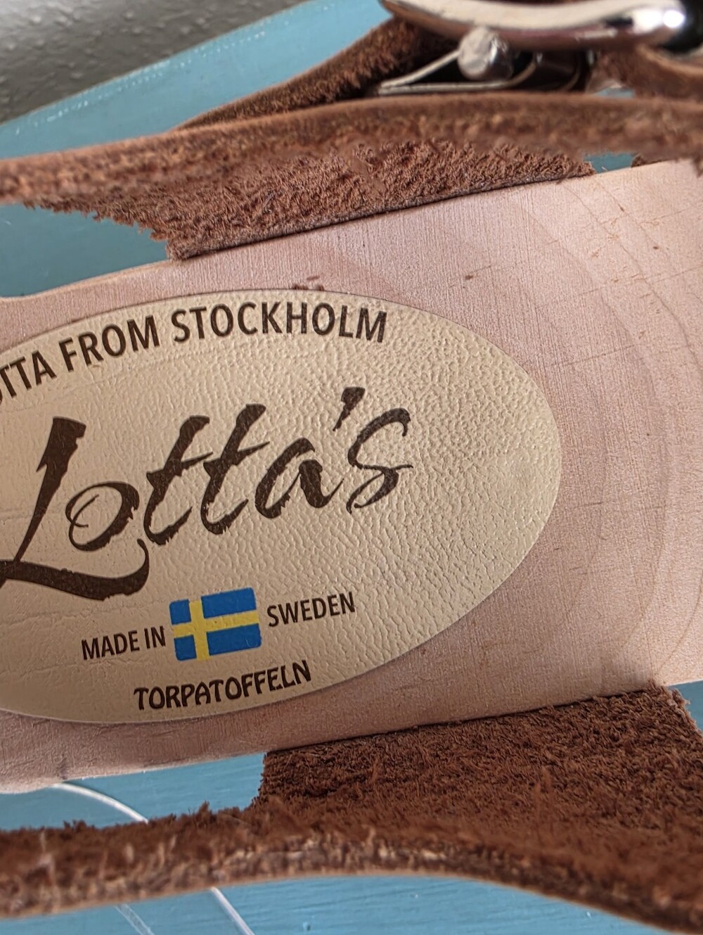 Lotta from Stockholm Highwood Oiled Nubuck Wooden Clogs Brown 37/6.5 - Picture 8 of 12